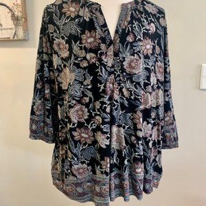 Lucky Brand 3/4 sleeve Lightweight Top